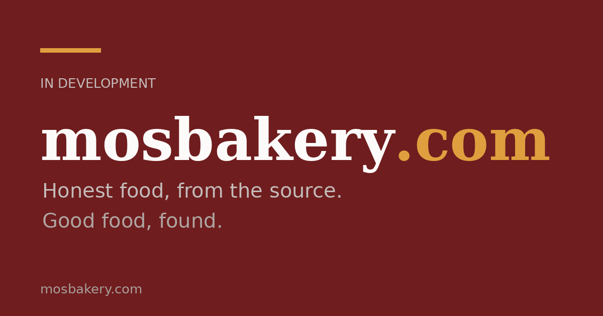 Link preview image for mosbakery.com